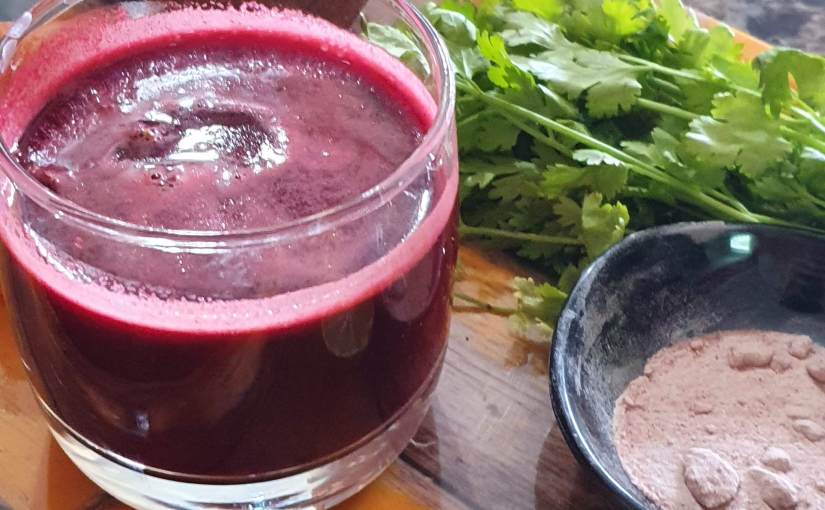 Beetroot Juice (Rich in antioxidants and vitamin C)
