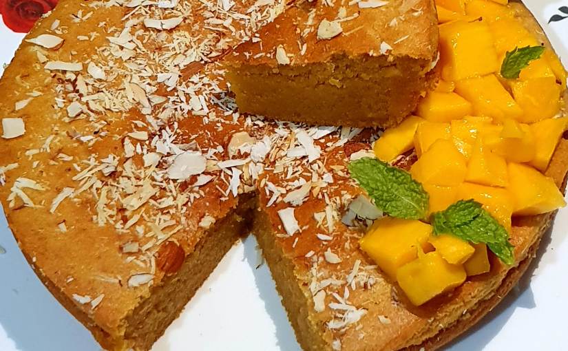 Mango Cake With Whole Wheat flour