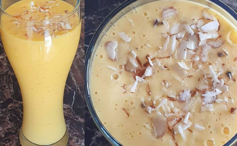 Mango & Dry Fruits Lassi (A Perfect Combination of Mango and Curd)